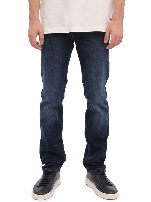 Джинсы 7 For All Mankind JSMNR750PC темно-синие мужские с потертостями  — купить в интернет-магазине Verdistore