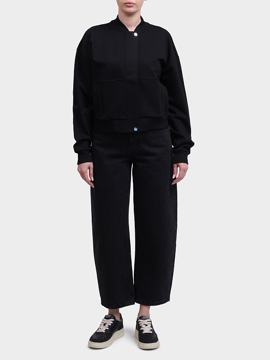 Куртка Hugo Dakure 50542743 001 черная женская укороченная — купить в интернет-магазине Verdistore