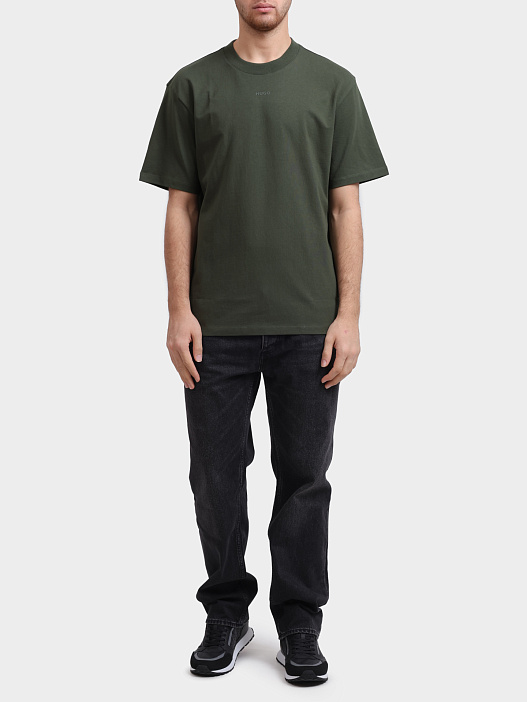 Футболка Hugo Dapolino 10248326 зеленая мужская — купить в интернет-магазине Verdistore