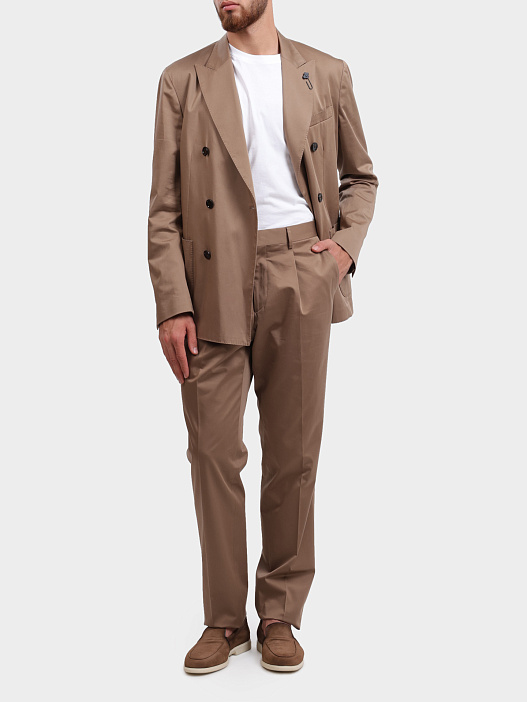 Брюки MURAT IF64402 400 песочные хлопковые  — купить в интернет-магазине Verdistore