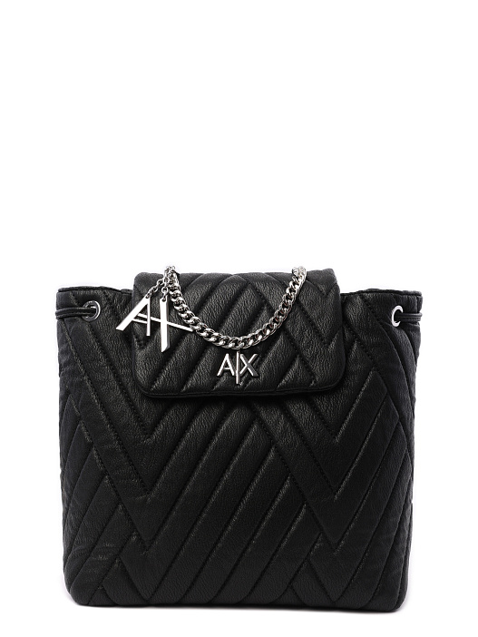 Рюкзак Armani Exchange 942934 2F745 00020 черный женский стеганый — купить в интернет-магазине Verdistore