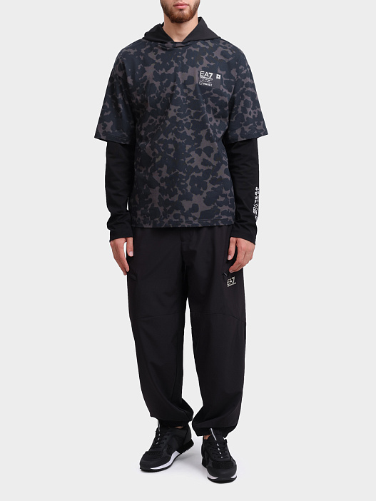 Толстовка EA7 7M000245 AF12874 F8033 хлопковая мужская — купить в интернет-магазине Verdistore