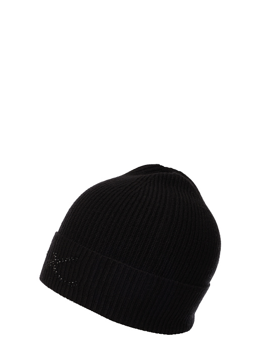 Шапка Armani Exchange 944662 4F304 00020 черная женская вязаная — купить в интернет-магазине Verdistore