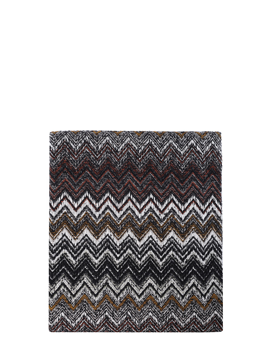 Плед хлопковый с культовым узором зигзаг — купить в интернет-магазине Verdistore