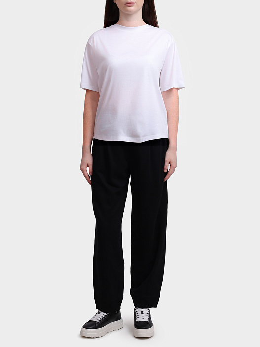 Брюки Herno PT000147D 56025 9300 черные женские — купить в интернет-магазине Verdistore