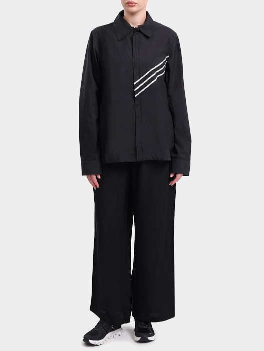 Рубашка Y-3 KF1193 BLACK черная женская на молнии — купить в интернет-магазине Verdistore