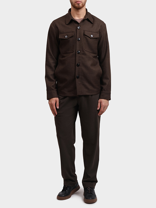 Куртка-рубашка PMDS K3825 VOID 712 90 коричневая мужская — купить в интернет-магазине Verdistore