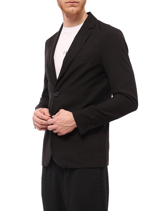 Пиджак Armani Exchange 6LZG06 ZNV0Z 1200 черный мужской однобортный — купить в интернет-магазине Verdistore