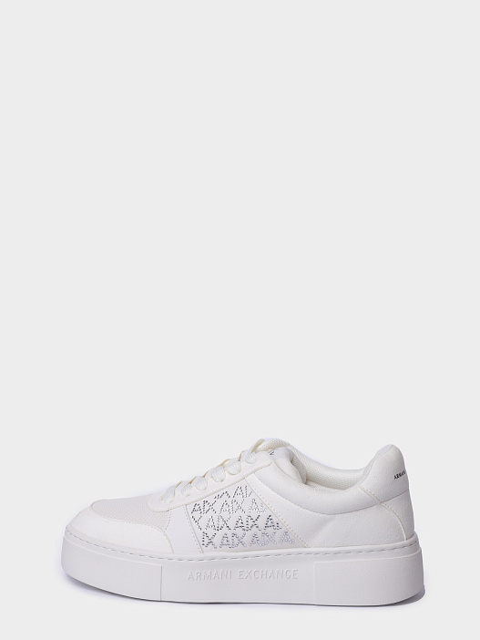Кеды Armani Exchange XW002788 AF23057 U6223 белые женские — купить в интернет-магазине Verdistore