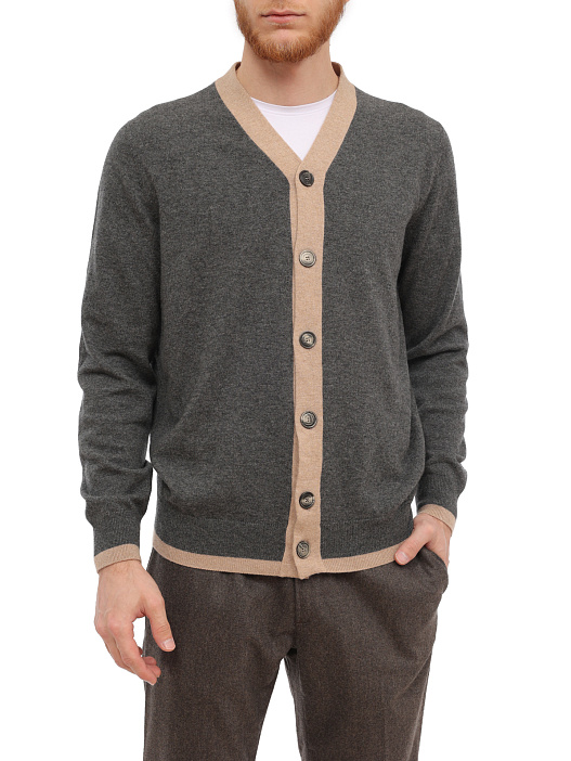 Кардиган Brunello Cucinelli M2212306 кашемировый мужской — купить в интернет-магазине Verdistore