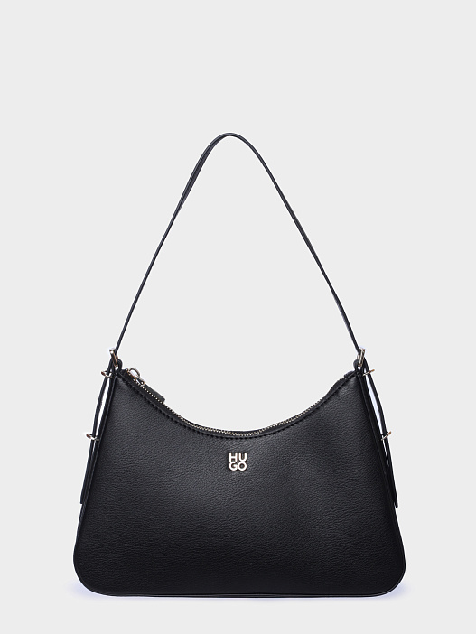 Сумка HUGO RED Neeko PN_Sh. Bag 10279879 01 50563002 001 черная женская из искуственной зернистой кожи — купить в интернет-магазине Verdistore