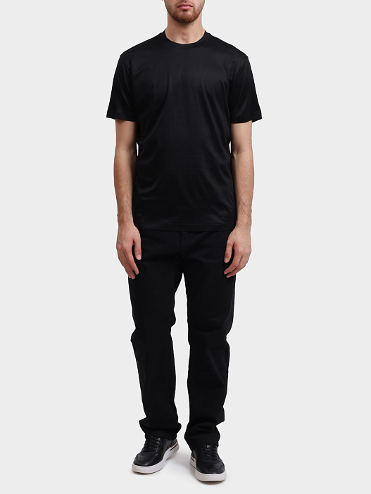 Футболка Emporio Armani 8N1TE8 1JUVZ 0999 черная мужская — купить в интернет-магазине Verdistore