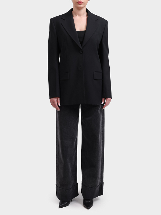 Пиджак A189800WFCP9XX черный женский — купить в интернет-магазине Verdistore