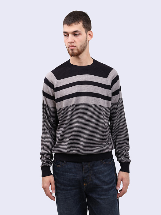 Свитер Armani Exchange 6DZM2K ZMM9Z 25FV полосатый мужской — купить в интернет-магазине Verdistore