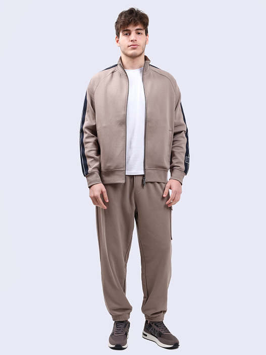 Брюки Armani Exchange 6DZPJH ZJ4XZ 17AC светло-коричневые мужские с накладным карманом — купить в интернет-магазине Verdistore