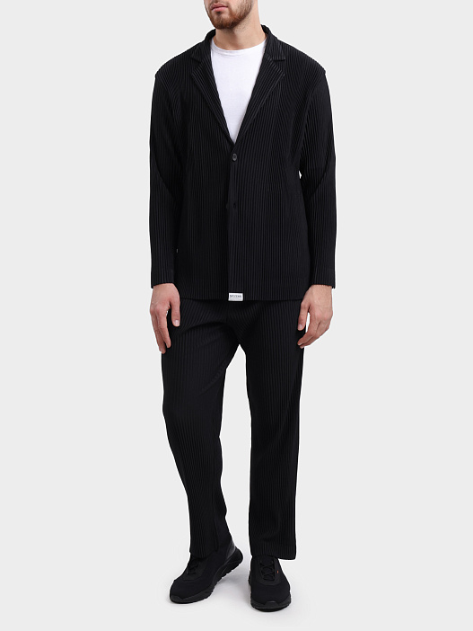 Пиджак Sphynx pleats 3876-1 черный мужской плиссированный  — купить в интернет-магазине Verdistore