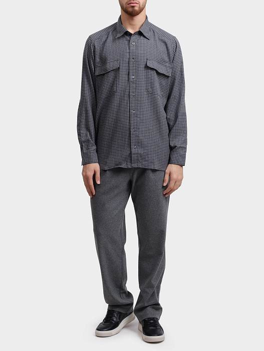 Рубашка AABART AAC1967 930CK мужская с принтом в клетку — купить в интернет-магазине Verdistore