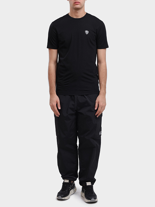 Футболка EA7 8NPT16 PJRGZ 1200 черная мужская — купить в интернет-магазине Verdistore