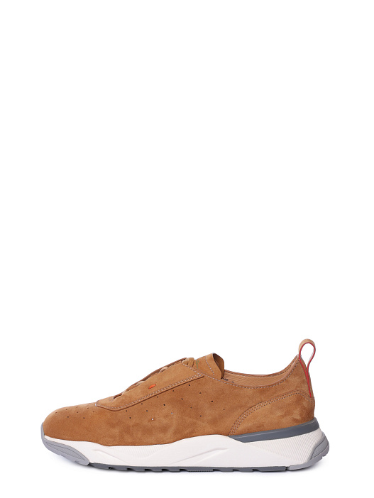 Кроссовки Santoni MBIG22032BGRTSEQC39 замшевые мужские — купить в интернет-магазине Verdistore