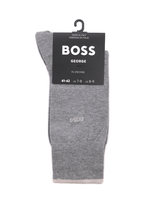 Носки Boss 50491170 серые мужские из хлопка — купить в интернет-магазине Verdistore