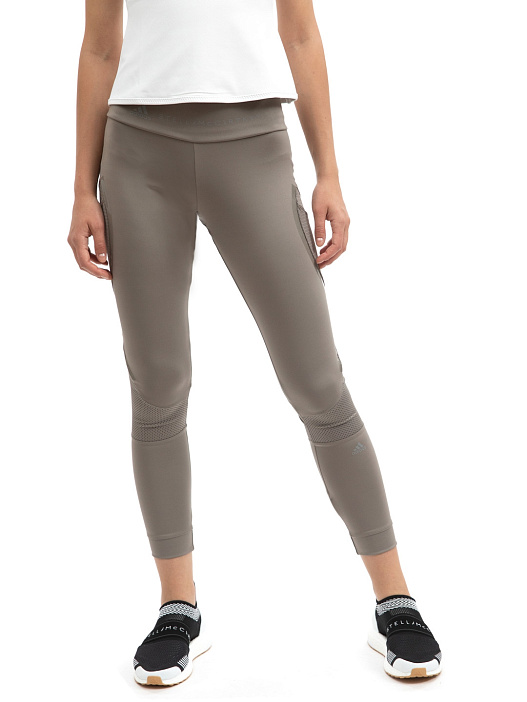 Леггинсы Adidas by Stella McCartney FK9724 бежевые женские с перфорацией — купить в интернет-магазине Verdistore