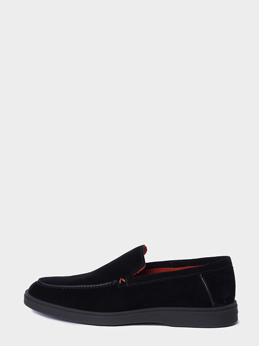 Лоферы Santoni MGDG17824SMOKSVUN01 замшевые мужские — купить в интернет-магазине Verdistore