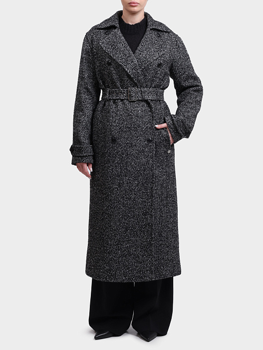 Пальто Martinu 10273899 01 50547835 962 серое женское — купить в интернет-магазине Verdistore