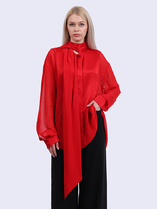 Рубашка Pinko 104713 A2CO R49 красная женская — купить в интернет-магазине Verdistore