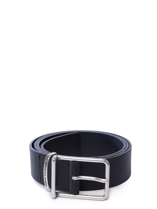 Ремень Armani Exchange XM000615 AF12714 UB101 темно-синий мужской из зернистой кожи — купить в интернет-магазине Verdistore