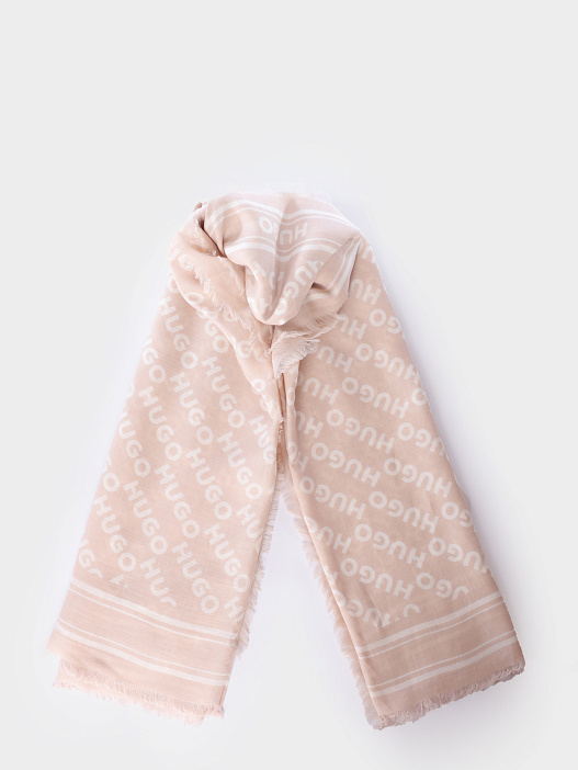 Платок Hugo 50517680 274 бежевый женский — купить в интернет-магазине Verdistore