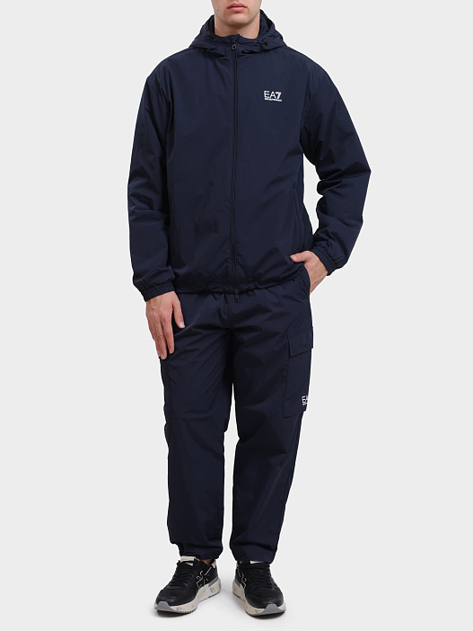 Мастерка EA7 7M000790 AF13190 UB102 синяя мужская — купить в интернет-магазине Verdistore