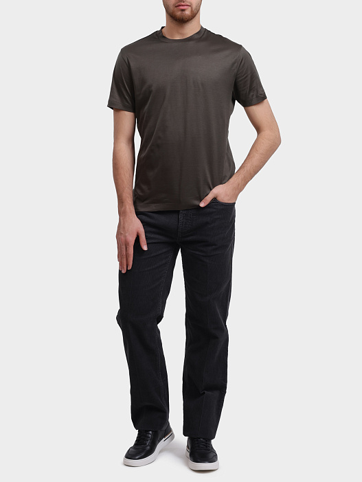 Футболка Emporio Armani 8N1TE8 1JUVZ U8120 хаки мужская — купить в интернет-магазине Verdistore