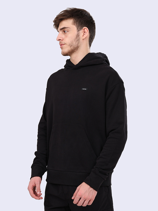 Худи Calvin Klein K10K112748 BEH черное мужское — купить в интернет-магазине Verdistore