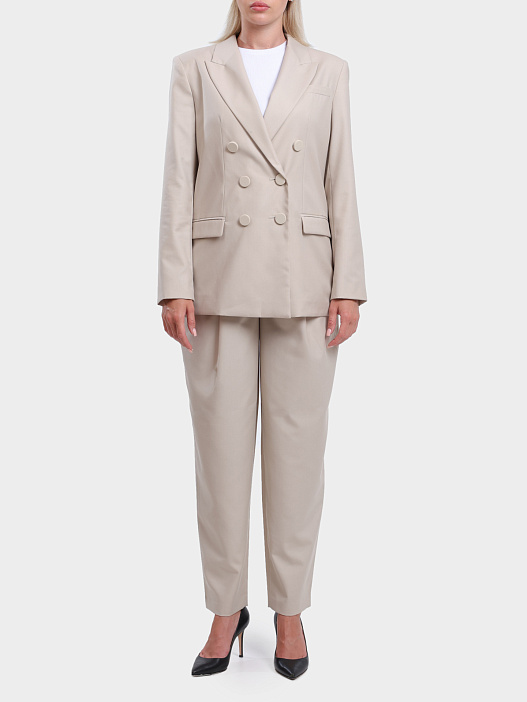 Брюки Armani Exchange XW000222 AF10855 U1095 бежевые женские  — купить в интернет-магазине Verdistore