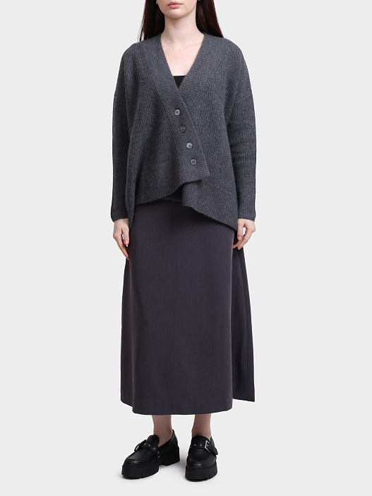 Юбка Re Vera 56W-23-2121 темно-серая женская — купить в интернет-магазине Verdistore