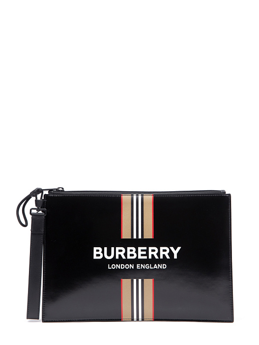 Папка Burberry 8030735 черная мужская с логотипом — купить в интернет-магазине Verdistore