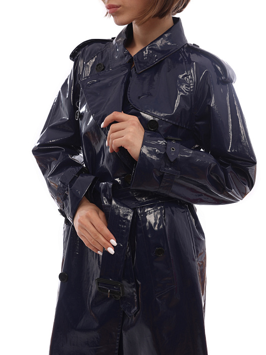 Тренч Burberry 4065455 синий женский — купить в интернет-магазине Verdistore