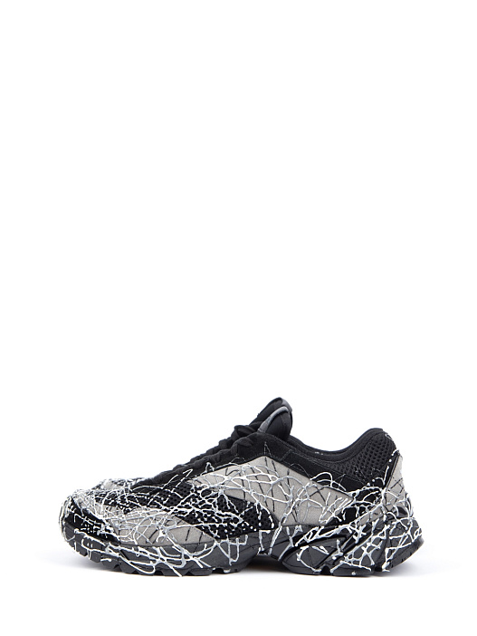 Кроссовки с эффектом разбрызгивания серебристой краски — купить в интернет-магазине Verdistore