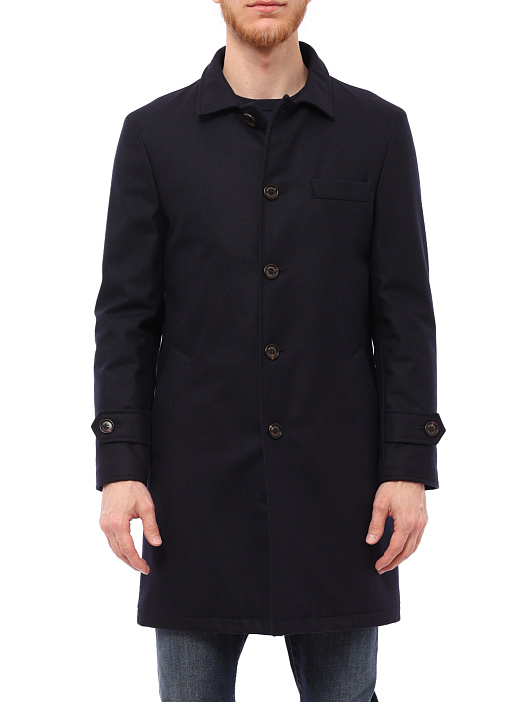 Пальто Brunello Cucinelli MM38P6387 шерстяное мужское — купить в интернет-магазине Verdistore