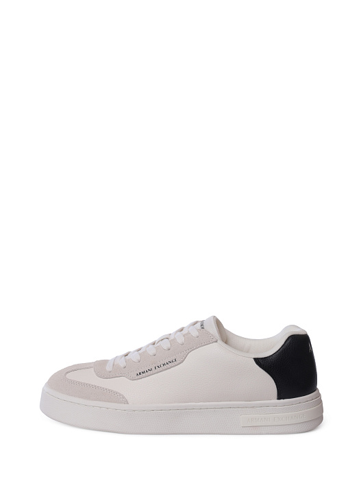 Кеды Armani Exchange XUX250 XV948 N480 белые мужские с контрастными вставками — купить в интернет-магазине Verdistore
