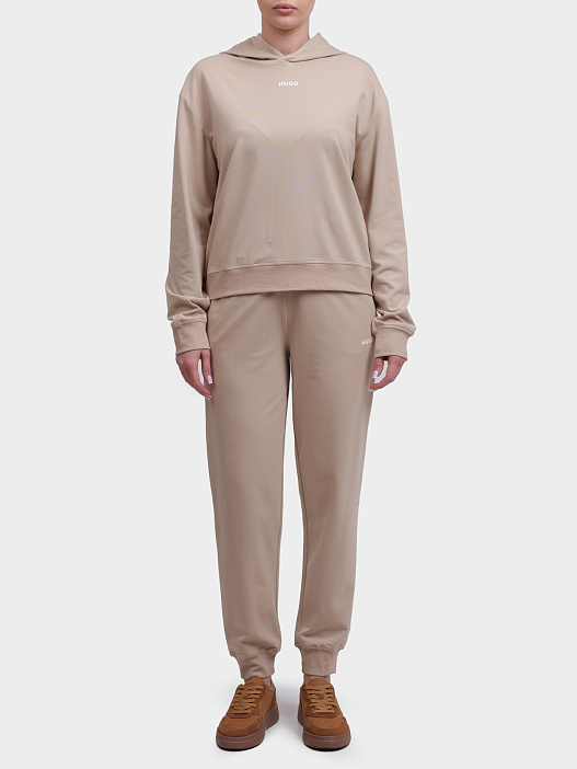 Худи Hugo 50490594 270 женское из хлопкового футера — купить в интернет-магазине Verdistore
