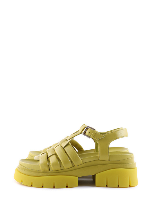 Сандалии ASH SIRENA 004 горчичные женские плетеные — купить в интернет-магазине Verdistore