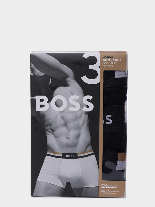 Комплект трусов 3 пары Trunk 3P Motion 10260345 01 50516542 001 черный мужской — купить в интернет-магазине Verdistore