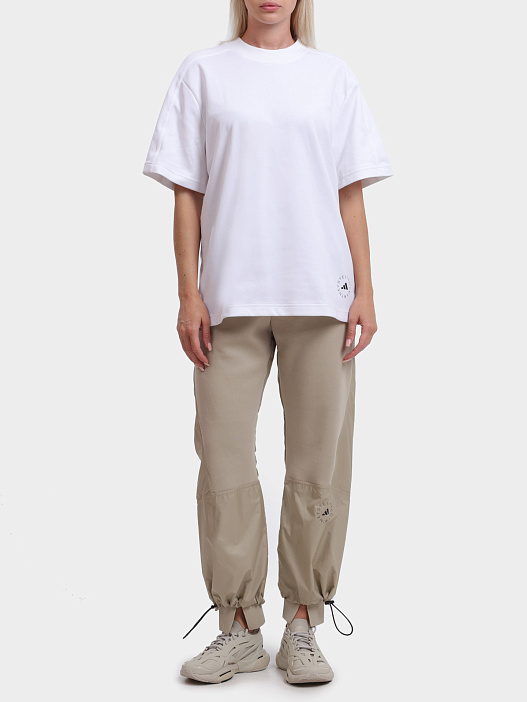 Футболка Adidas by Stella McCartney IB6855 WHITE хлопковая женская — купить в интернет-магазине Verdistore