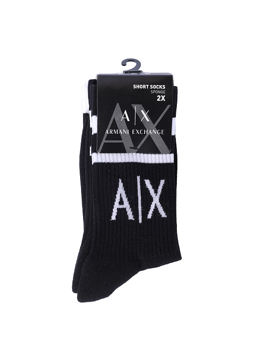 Носки 2 пары Armani Exchange 943030 CC650 00121 женские высокие — купить в интернет-магазине Verdistore