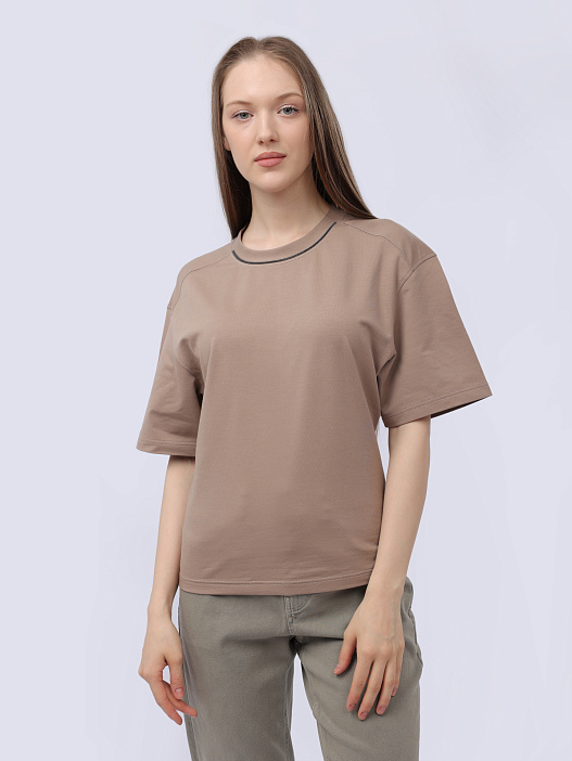 Свитшот Brunello Cucinelli MH827B1380 C8944 хлопковый женский — купить в интернет-магазине Verdistore