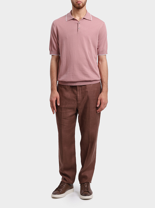 Поло R59004F14 H9173 H96 сиреневое хлопковое — купить в интернет-магазине Verdistore