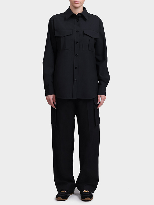 Брюки Herno PT000179D 33453 9300 черные женские  — купить в интернет-магазине Verdistore