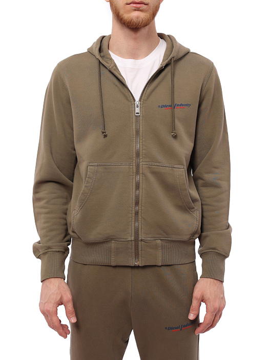 Мастерка Diesel A037450HERE5JX хлопковая мужская — купить в интернет-магазине Verdistore