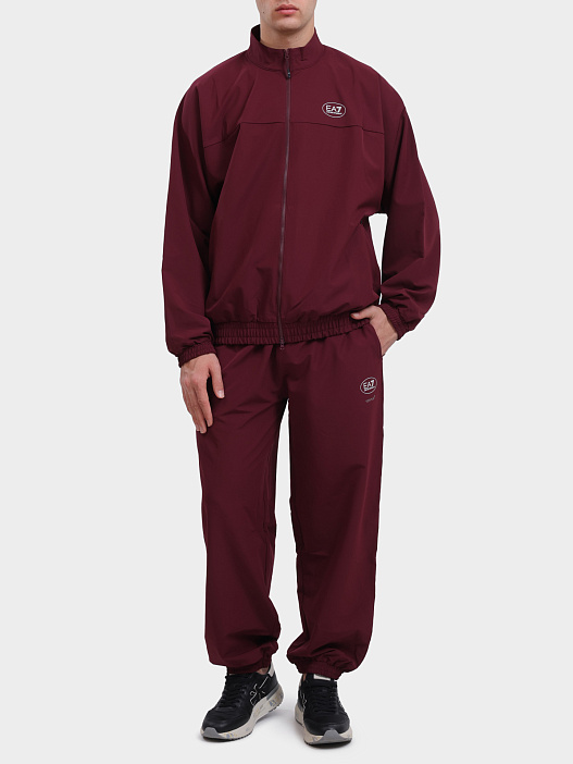 Костюм спортивный EA7 7M000836 AF13555 M5064 бордовый мужской — купить в интернет-магазине Verdistore